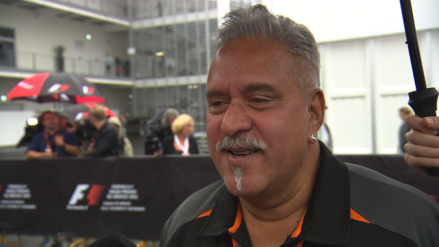Force India's Vijay Mallya