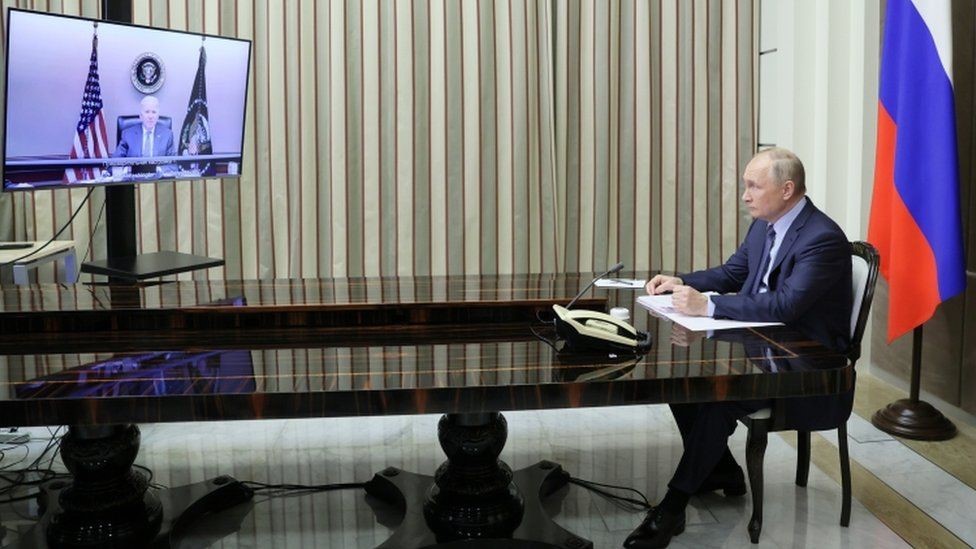 الرئيس بوتين والرئيس بايدن.