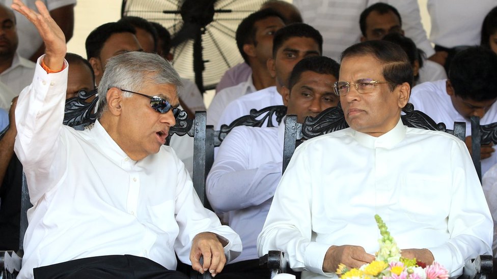 Presiden dan PM Sri Lanka