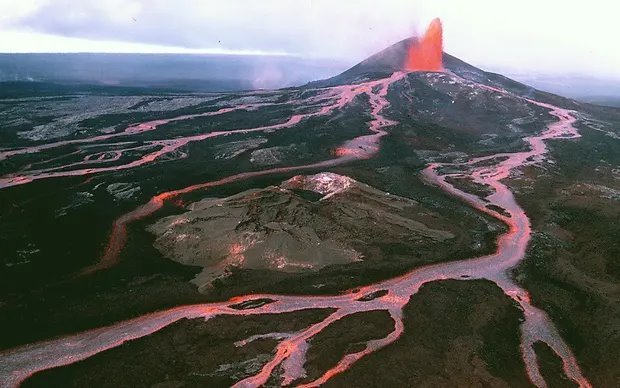 Hawaii'deki Kilauea Yanardağı