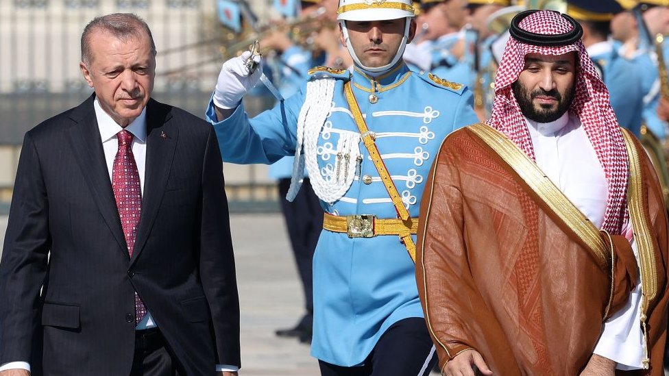Cumhurbaşkanı Recep Tayyip Erdoğan ve Suudi Veliaht Prensi Muhammed bin Selman
