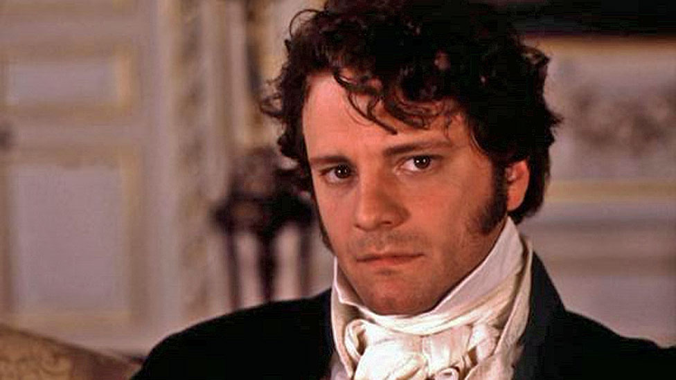 Uno de los hombres más ricos de su mundo. Colin Firth interpretando a Mr. Darcy en la serie de la BBC de 1995.