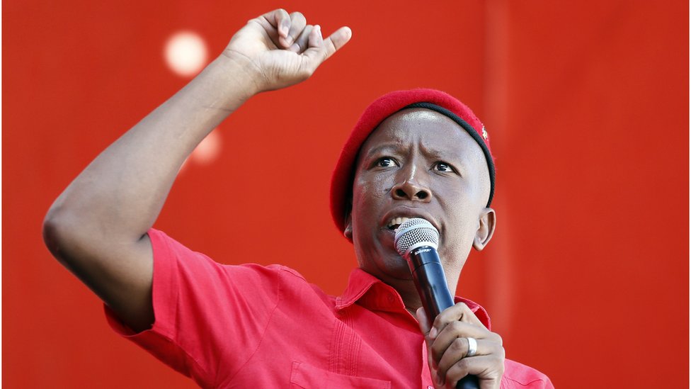 Julius Malema: South Africa opposition leader warns of impending uprising -  BBC News