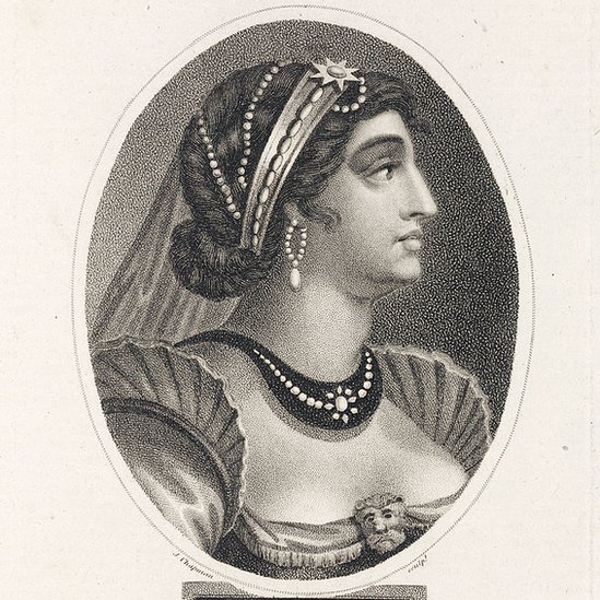 An illustration of Cleopatra