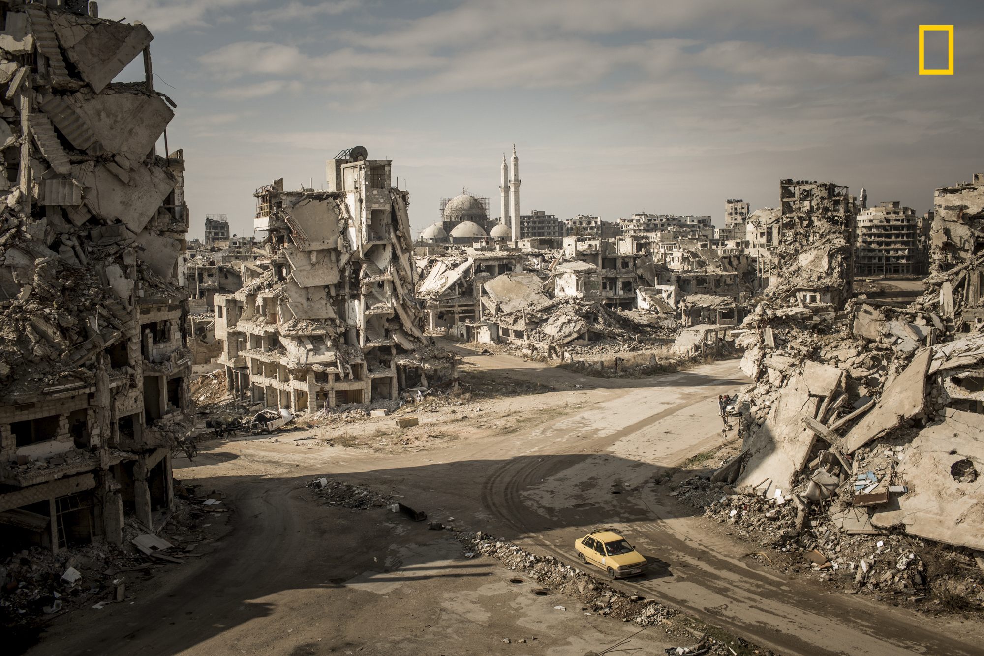 Homs en ruinas.