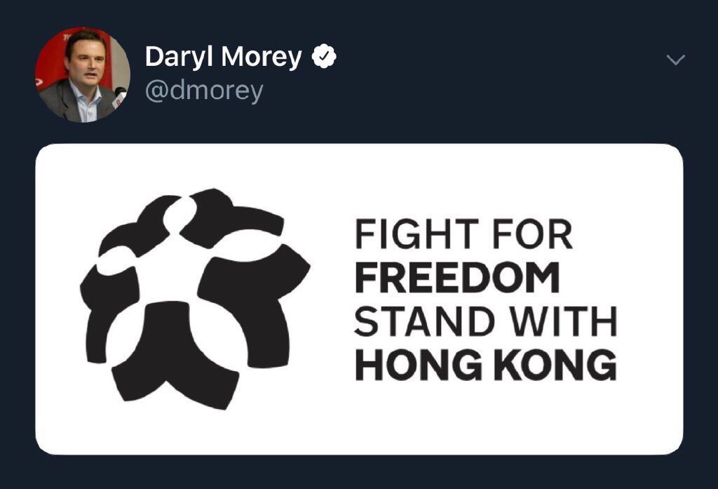 El tuit de Daryl Morey