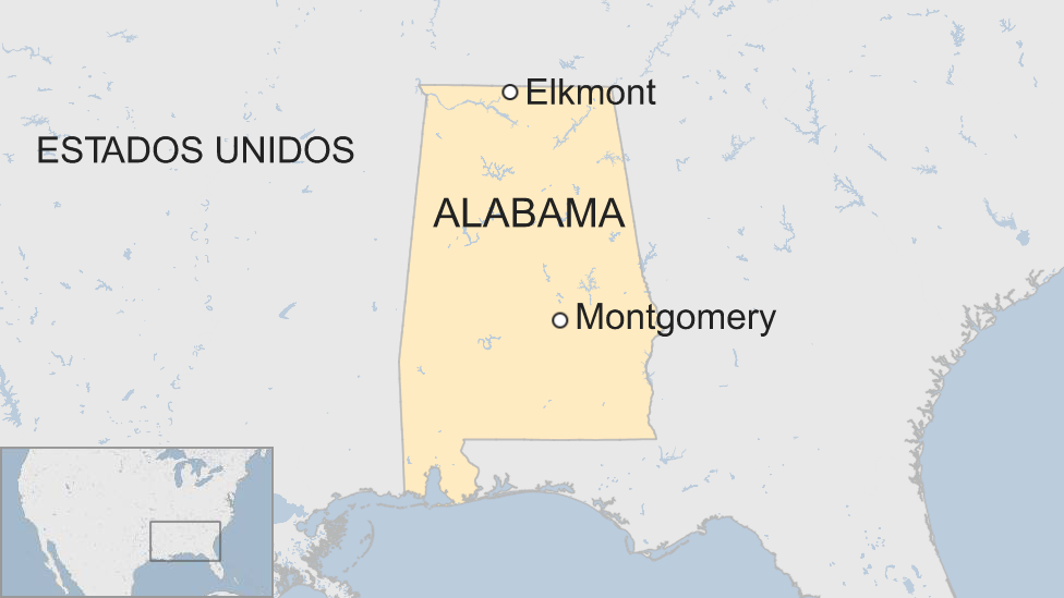 Mapa Elkmont, Alabama.