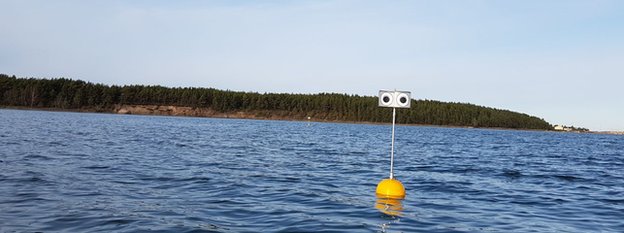 Testing the water at a lake