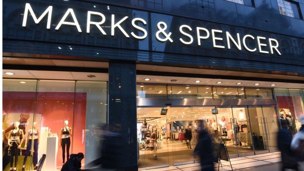 M&S drops out of FTSE 100 after shares slide - BBC News