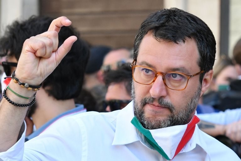 Lega (Birlik) lideri Matteo Salvini