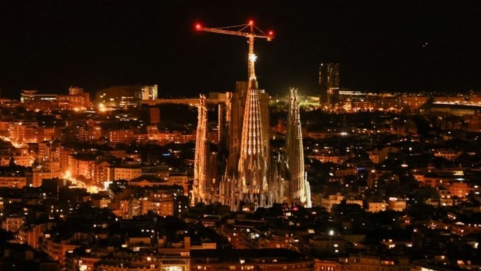 Vista de la Sagrada Familia