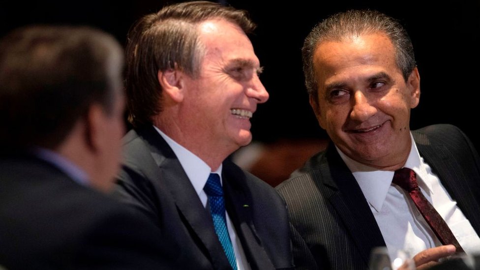O presidente Jair Bolsonaro e o pastor Silas Malafaia