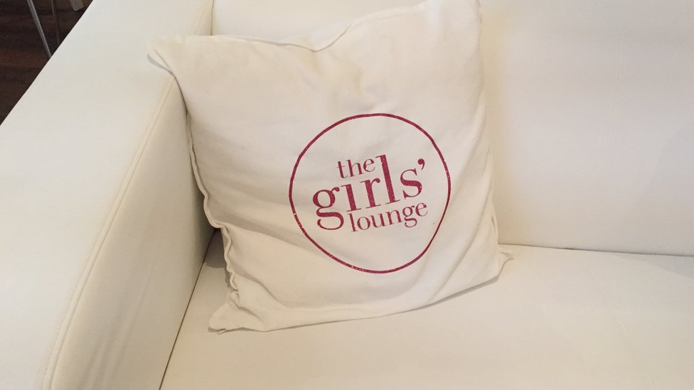 girls lounge pillow
