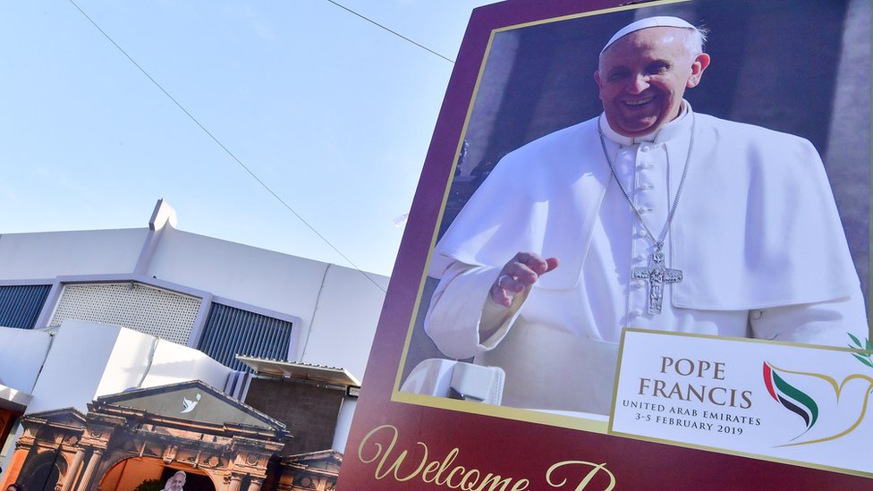 الاستعدادات لاستقبال البابا في الإمارات