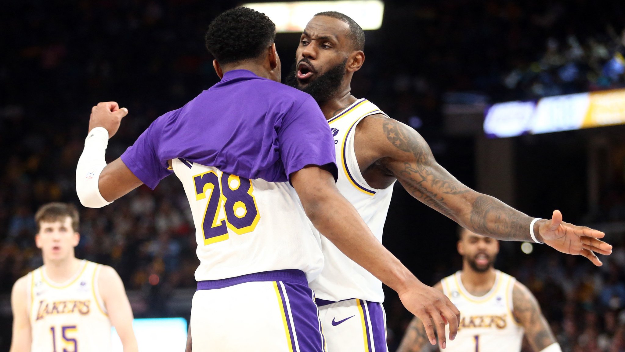 NBA play-offs: Los Angeles Lakers upset Memphis Grizzlies in game one