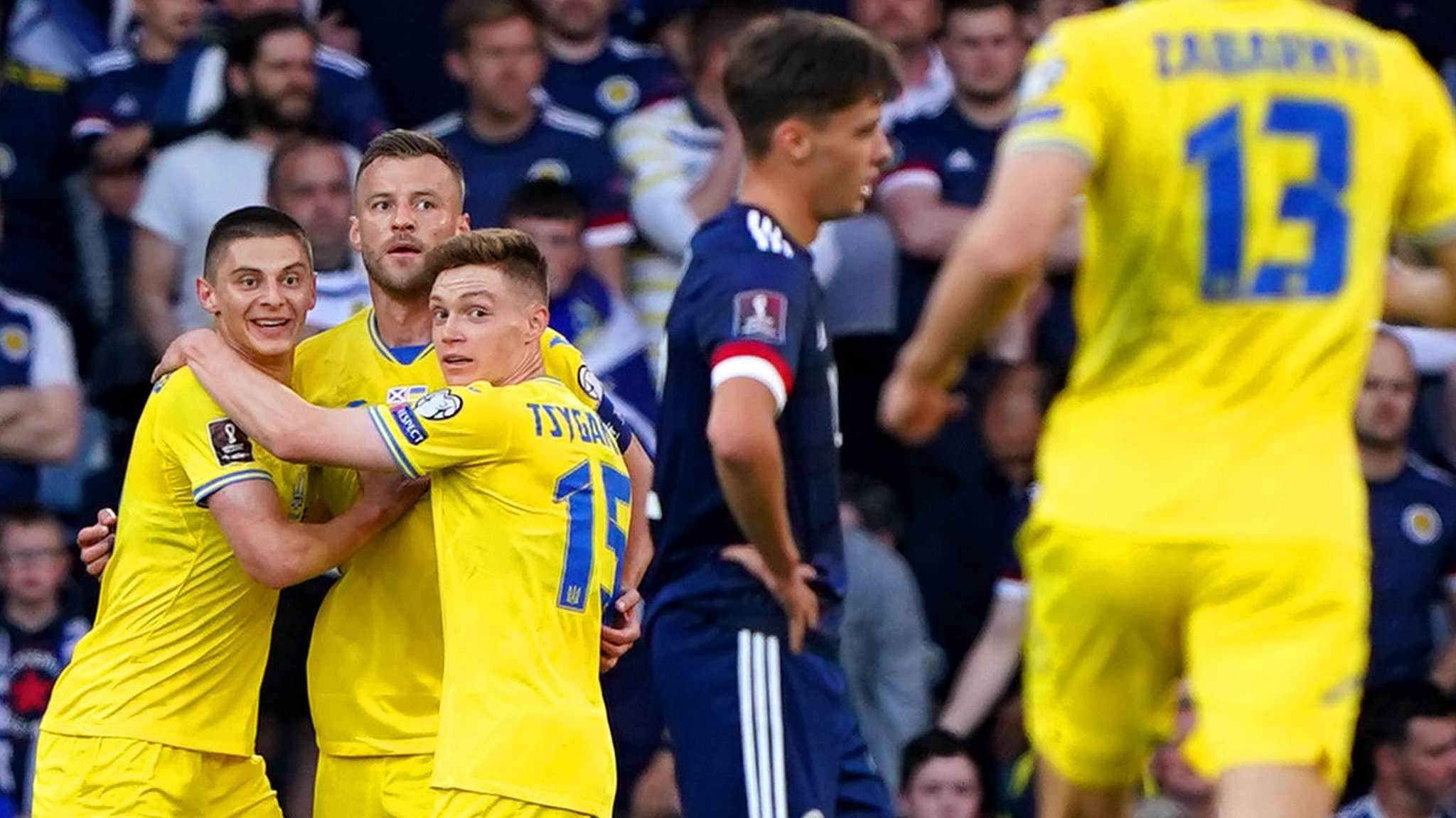 Scotland 1-3 Ukraine: Heroic visitors stun Scots to reach World Cup play-off final