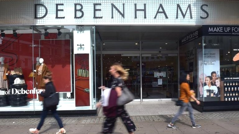 Debenhams on brink of administration