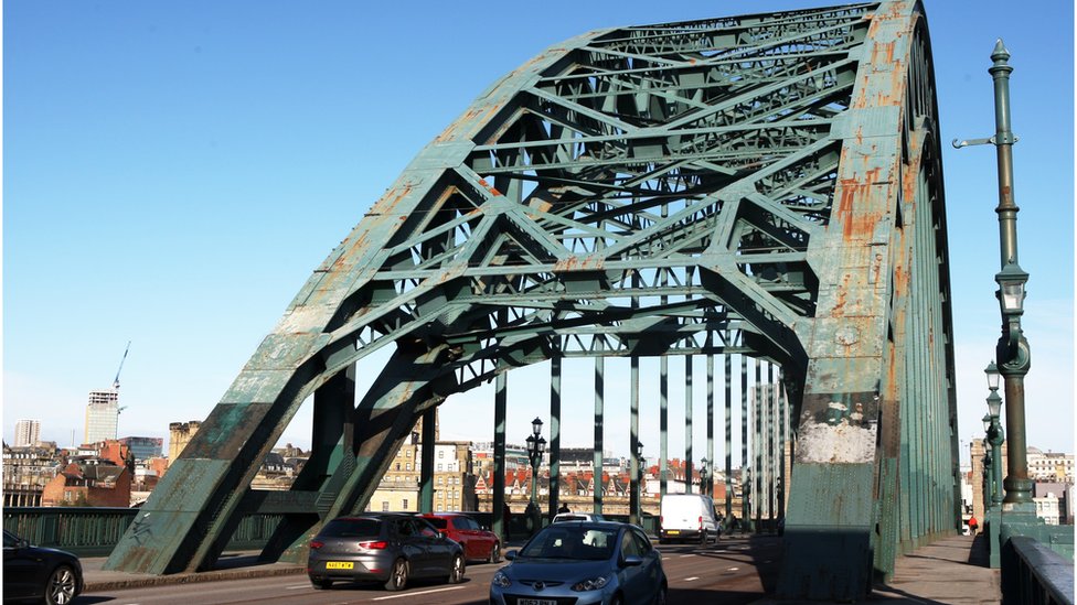 Tyne Bridge restrictions in force while bird hotels installed