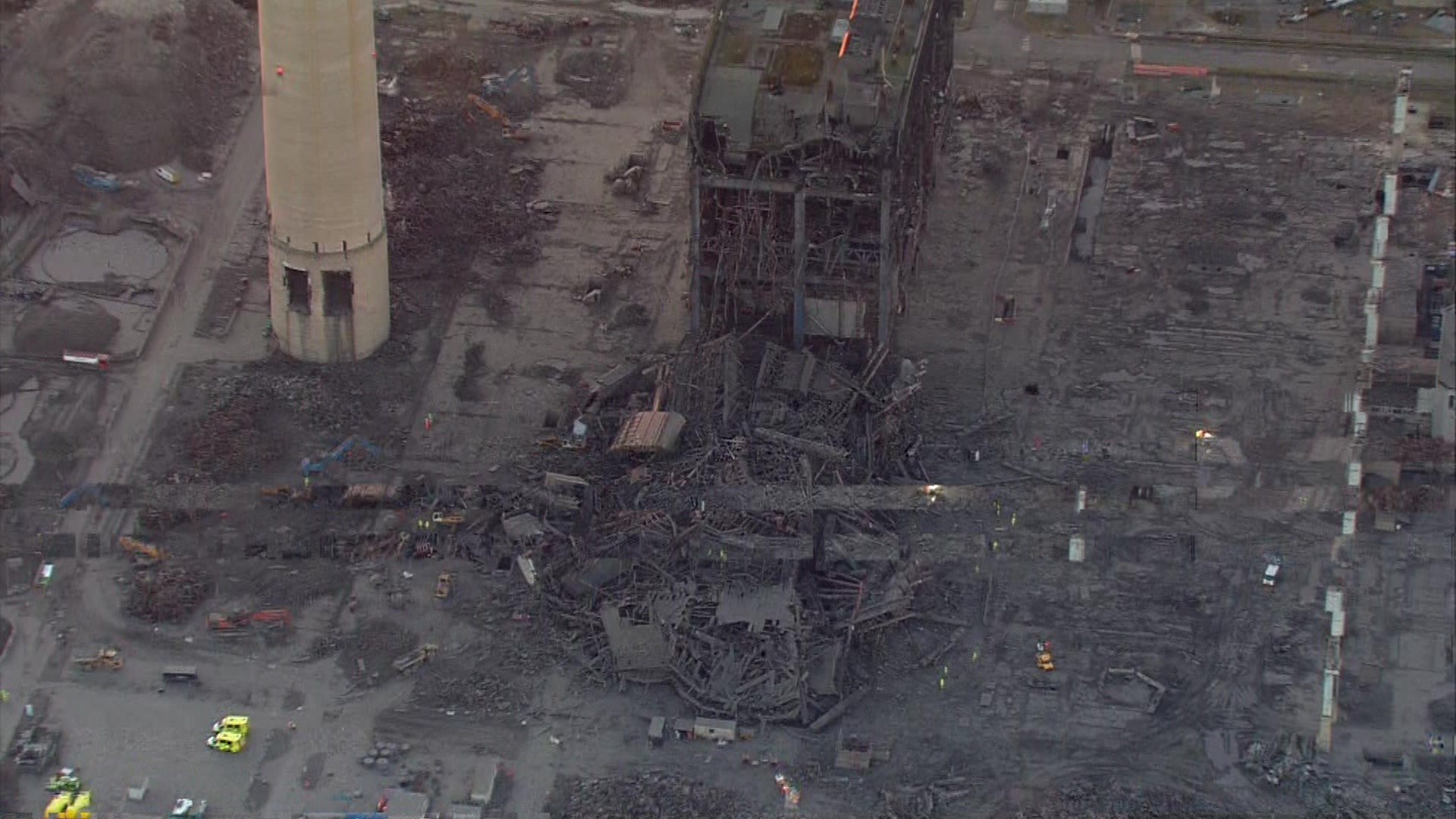 Didcot Power Station collapse One dead and three missing BBC News