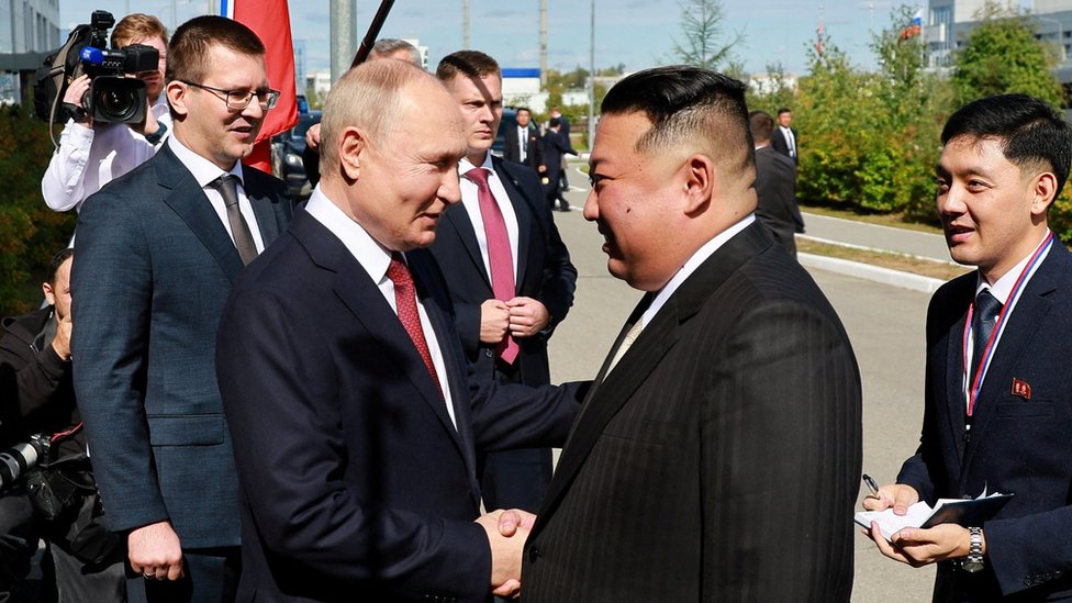 Putin i Kim Džong Un