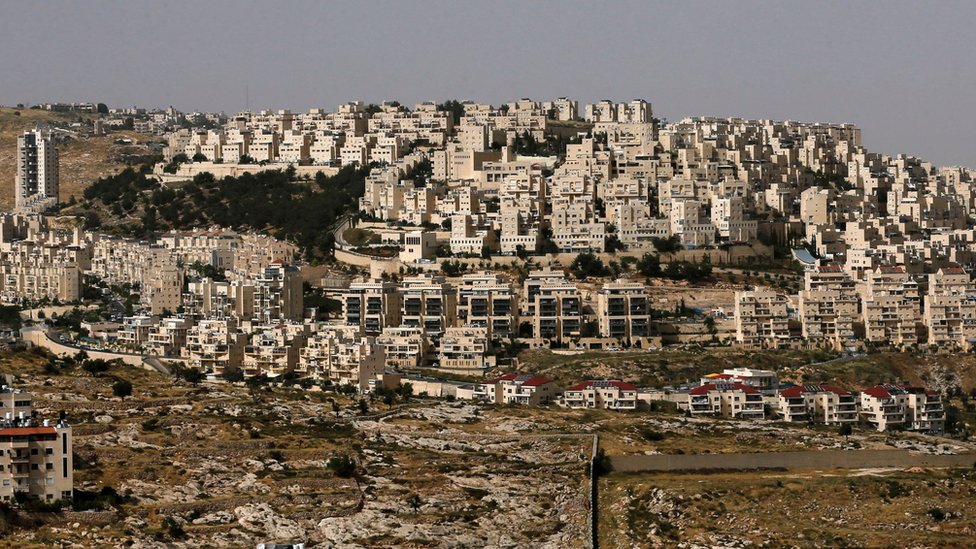 Израильское поселение Хар-Хома на оккупированном Западном берегу (19 мая 2020 г.)