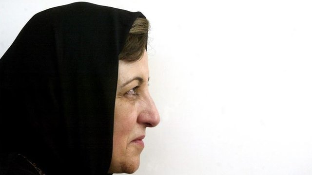 Shirin Ebadi. Foto de archivo: 2005