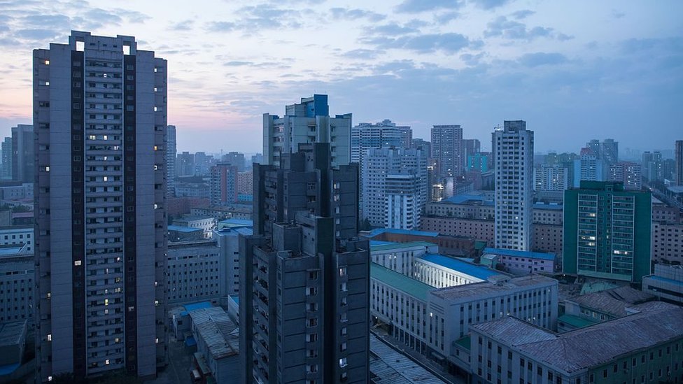 El sector de la construcción ha tenido una particular prosperidad en Pyongyang durante los últimos años. Edificios en Pyongyang