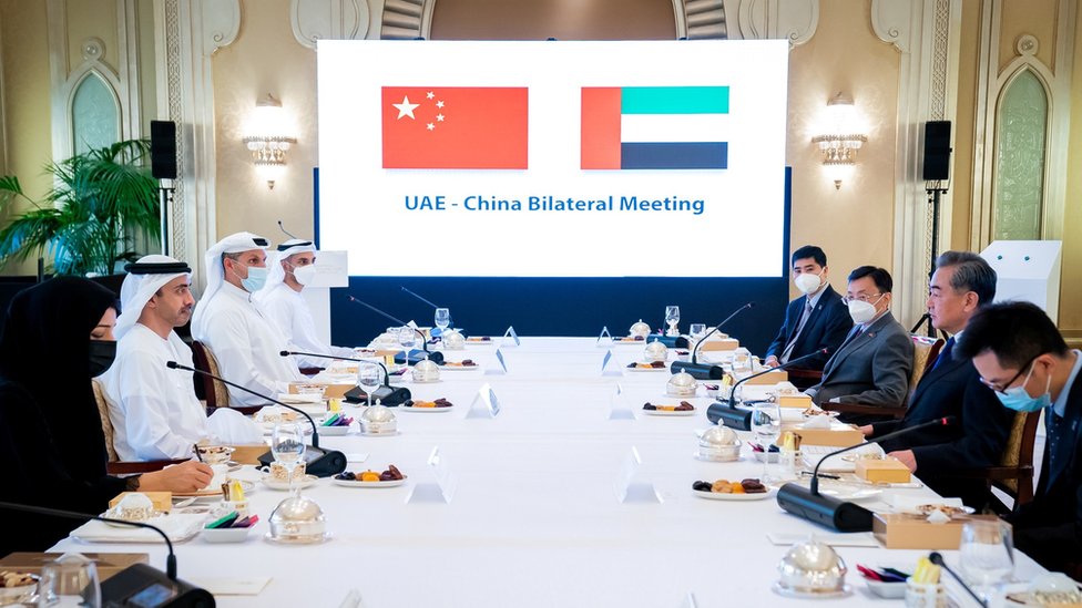 الوفد الصيني في الإمارات