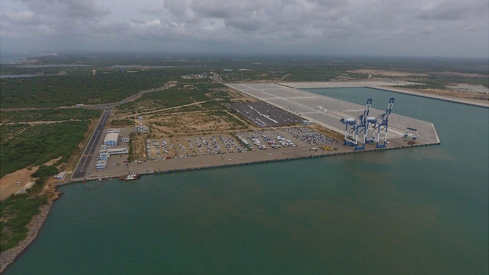斯里蘭卡的漢班托塔港口