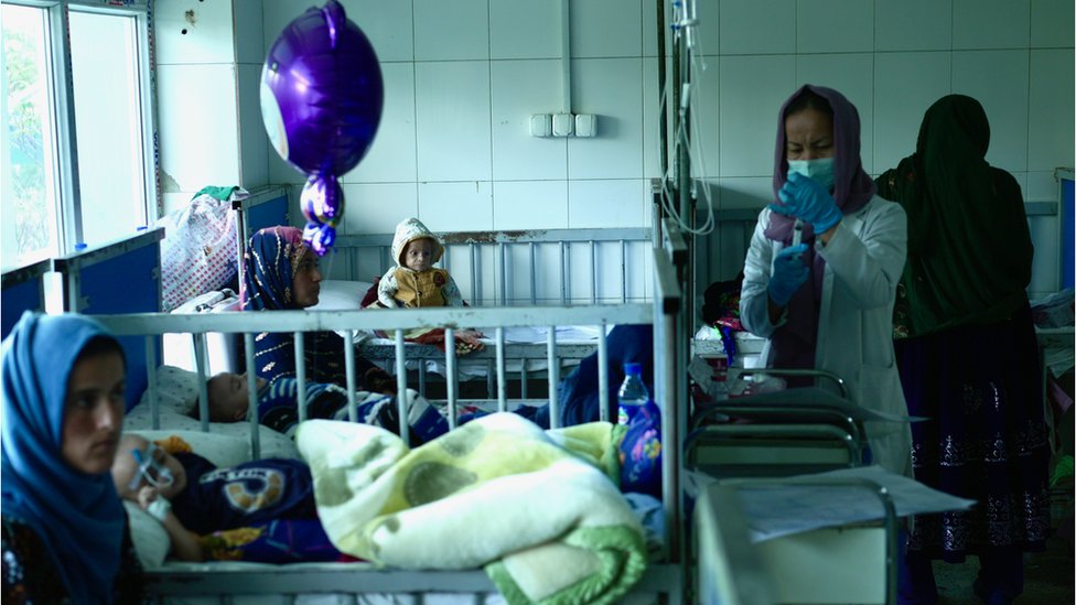 The Indira Gandhi Children's Hospital in Kabul