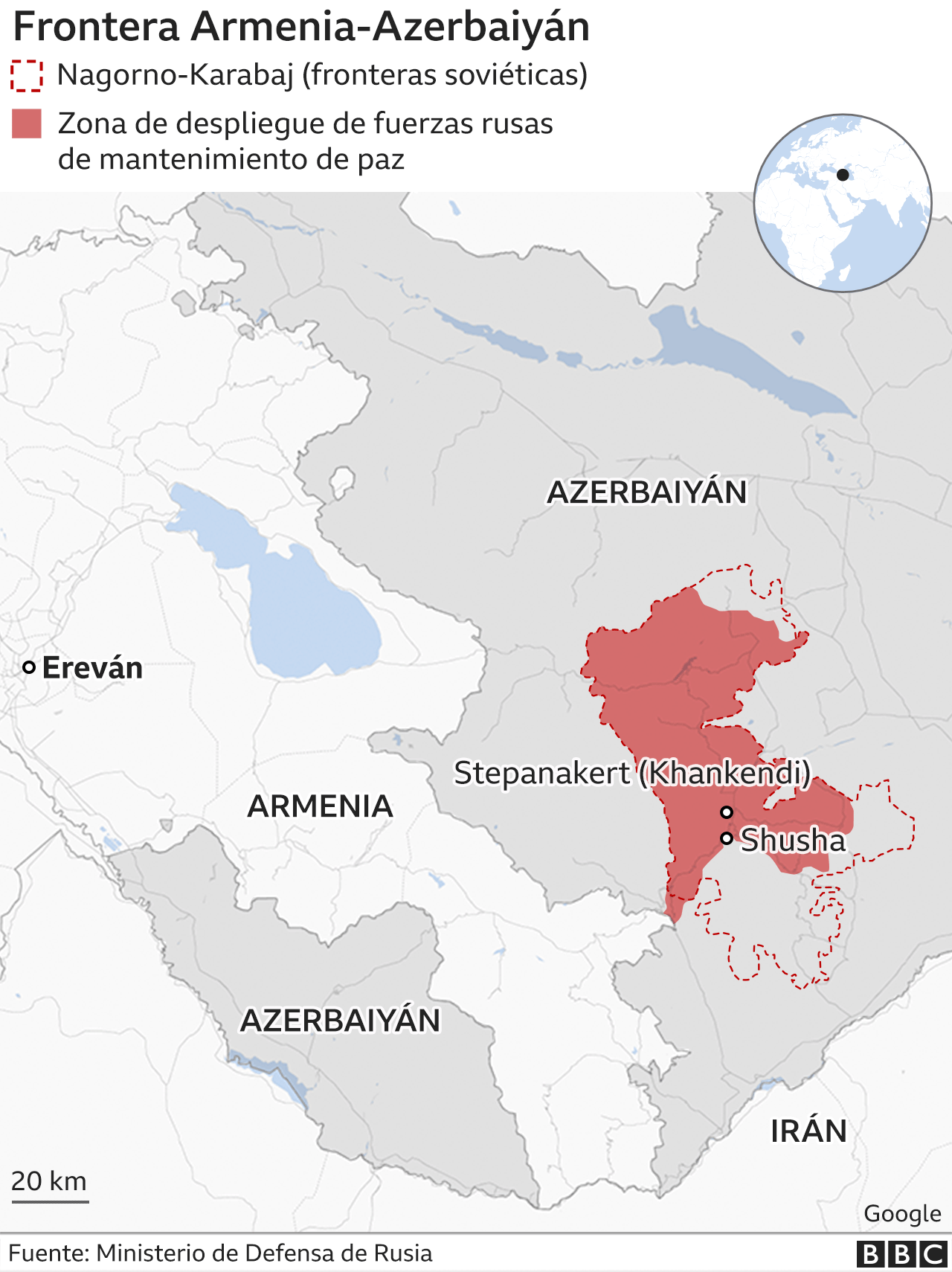 Armenian border - Azerbaijan.