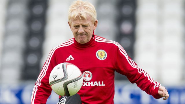 Scotland coach Gordon Strachan