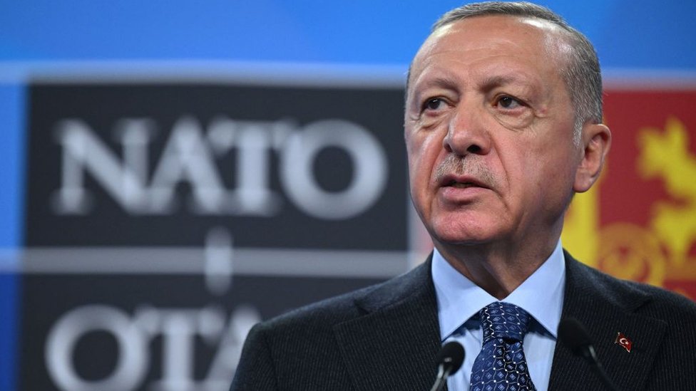 Erdogan, en la cumbre de líderes de la OTAN en Madrid el pasado junio.