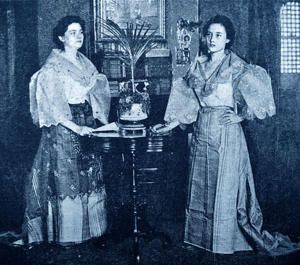Damas mestizas filipinas de 1890