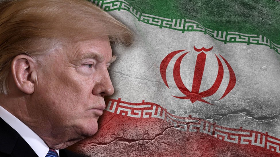 Tramp i iranska zastava