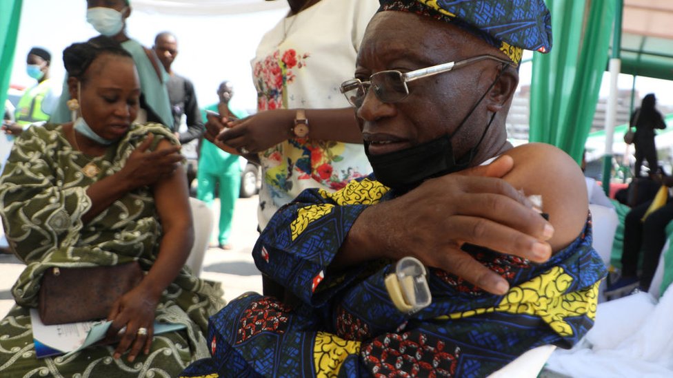 Vaccination in Abuja, Nigeria.