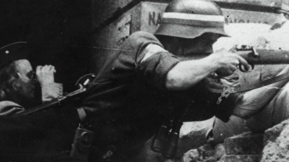 Francotiradores en la Segunda Guerra Mundial.