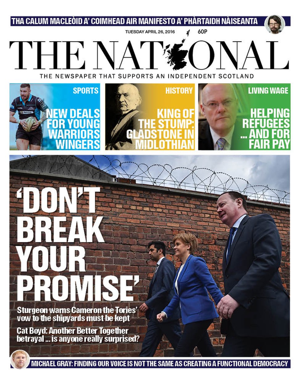 scotland-s-front-pages-shipyard-jobs-and-marathon-tragedy-bbc-news