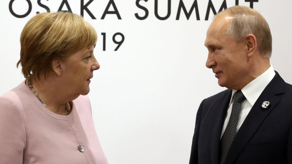 Merkel y Putin