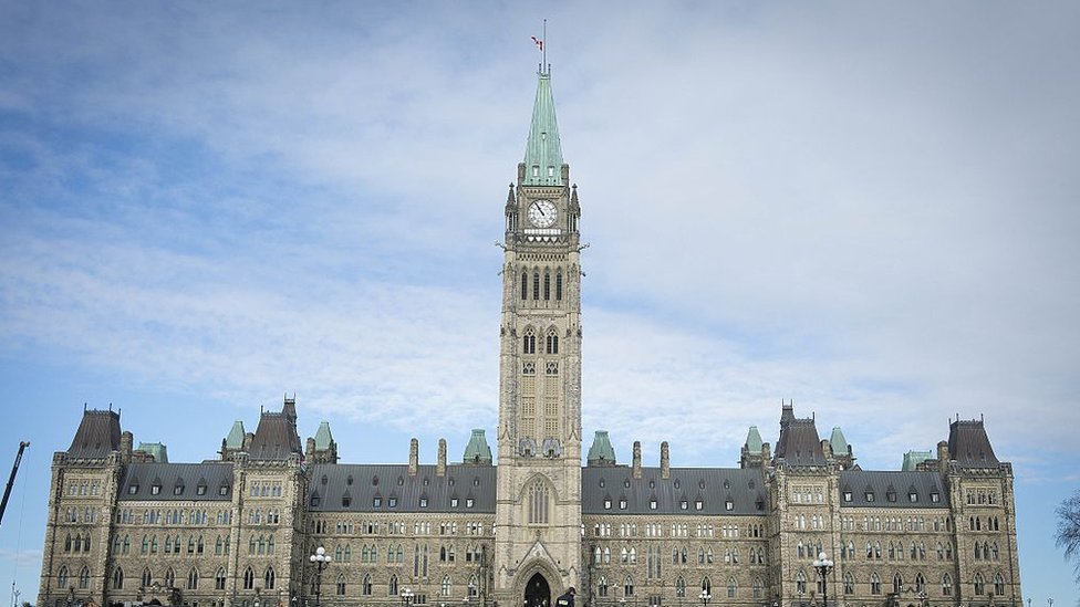 Canadá fue uno de los primeros países en abrir los programas de visas para inversionistas, en los años 80. Parlamento canadiense en Ottawa