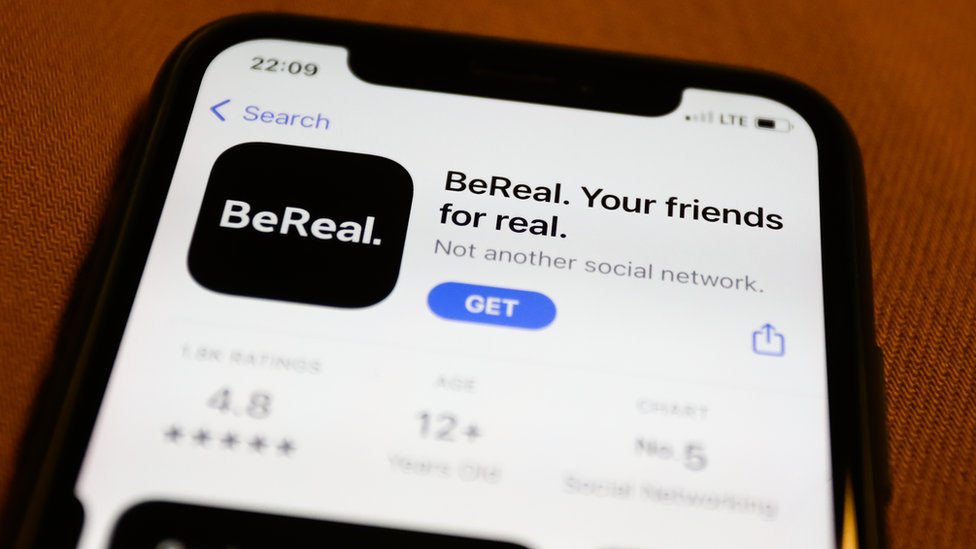 The BeReal app