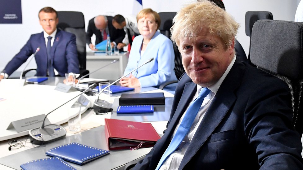 La semana pasada, el primer ministro británico, Boris Johnson, visitó a los líderes de Francia y Alemania, Emmanuel Macron y Angela Merkel.