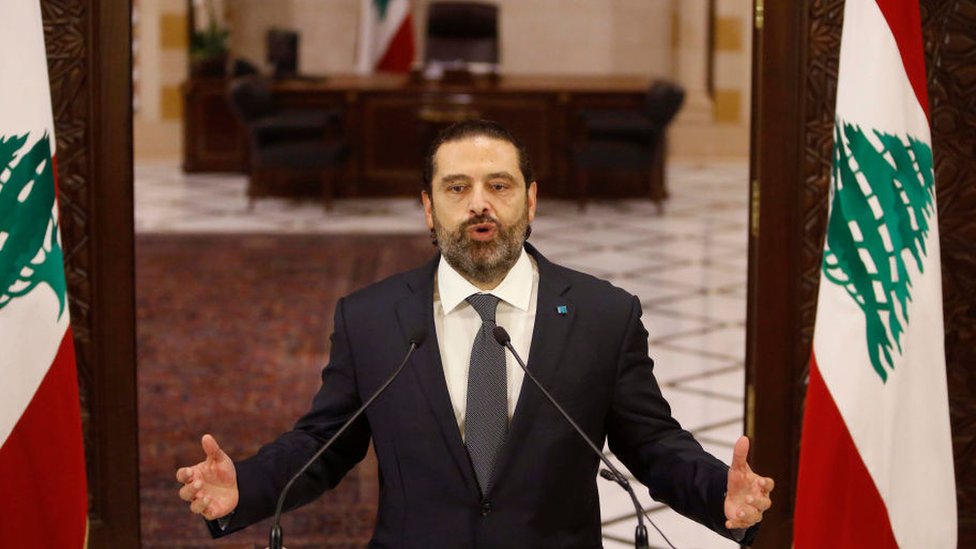 استقالة الحريري