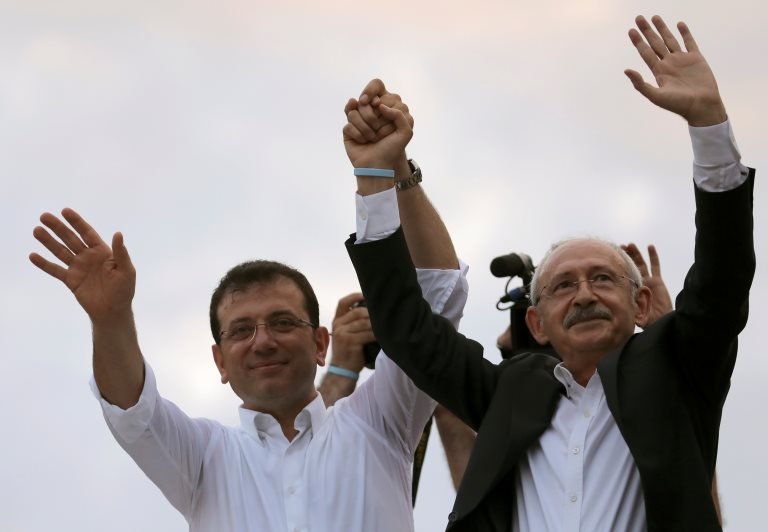 İstanbul Büyükşehir Belediye Başkanı Ekrem İmamoğlu ve CHP Genel Başkanı Kemal Kılıçdaroğlu
