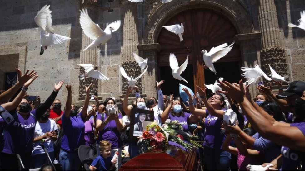 Funeral of Luz Raquel Padilla