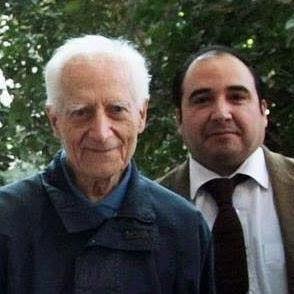 Osvaldo Aravena con José Aldunate. Osvaldo Aravena con José Aldunate.