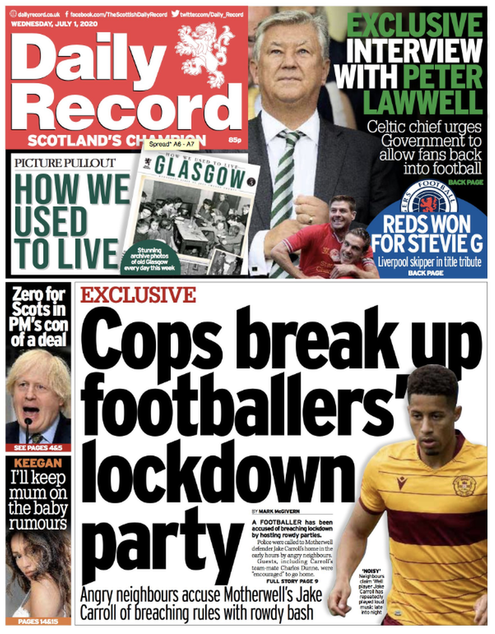 Scotland's papers: Lockdown tourism fears and exams warning - BBC News