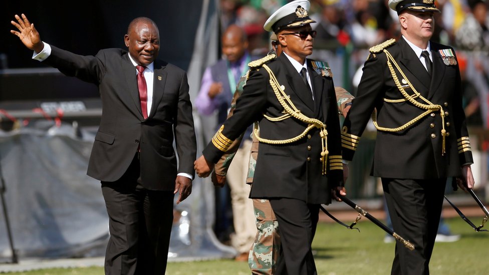 South Africa's President Ramaphosa vows 'new era' at inauguration BBC