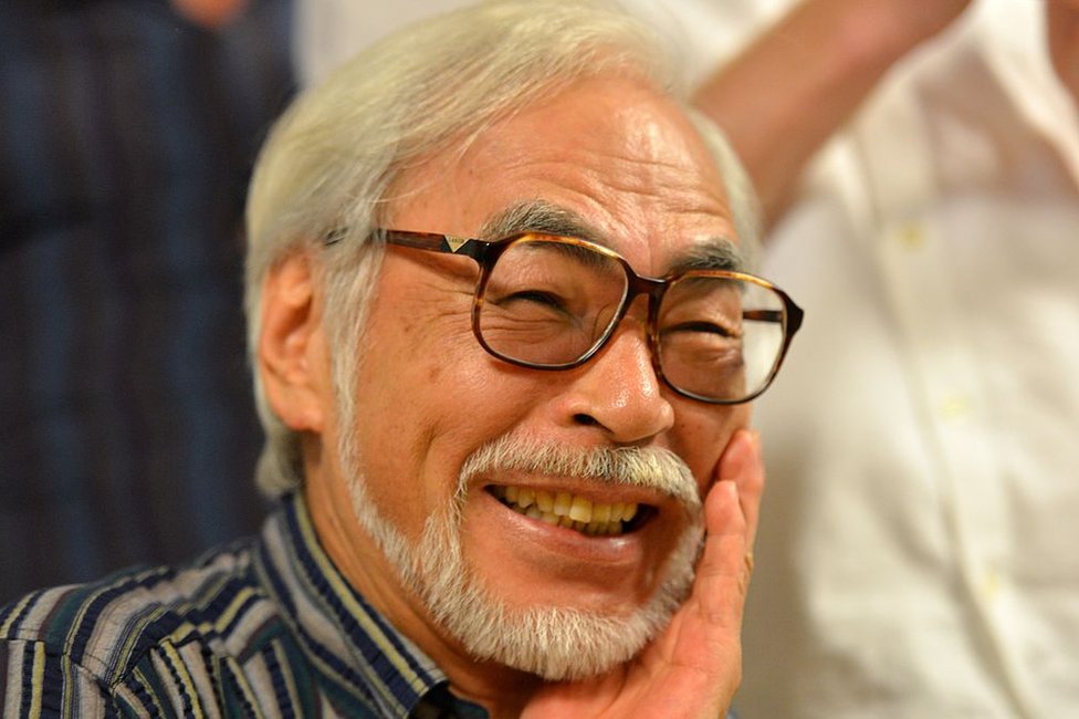 Оскароносный японский аниматор Хаяо Миядзаки выступает перед прессой в Токио 13 июля 2015 года.