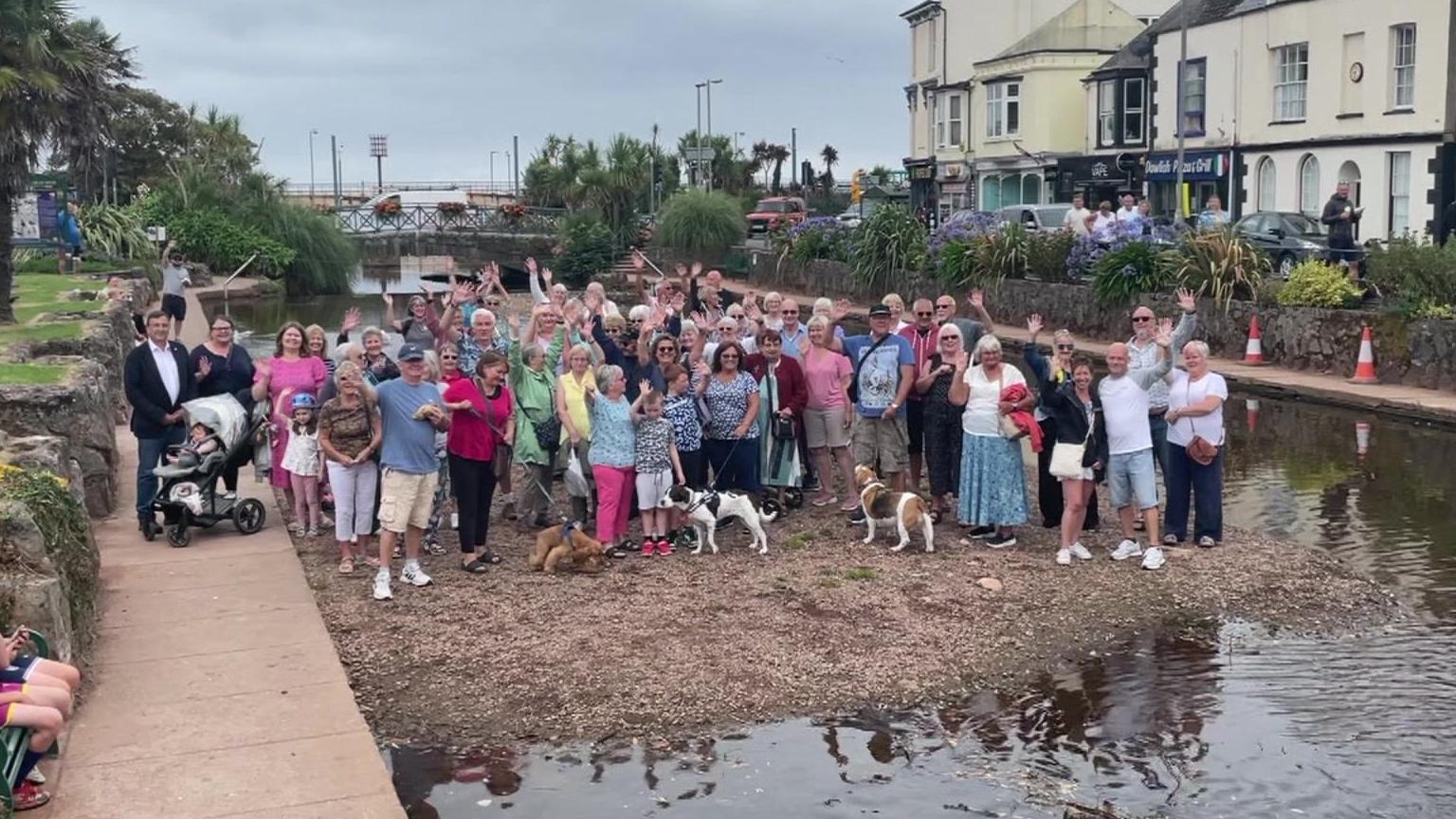 Sadness as shabby Dawlish brook blights towns look